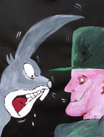 Joseph Beuys gets it from Bugs Bunny - Details