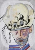 Self Portrait with Skull Hat - Details