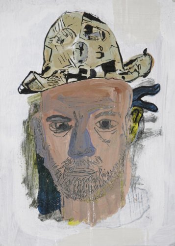 Yellow Ear Self with Skull Hat (Pale Rider Self) - Details Yellow Ear Self with Skull Hat (Pale Rider Self) - Details