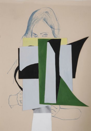 Modern Art Standing in the Way of a Woman Undressing - Details