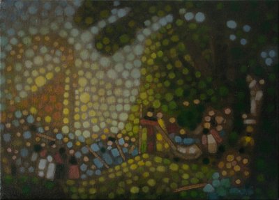 Study after Watteau's Embarquement pour Cyth&egrave;re - Details