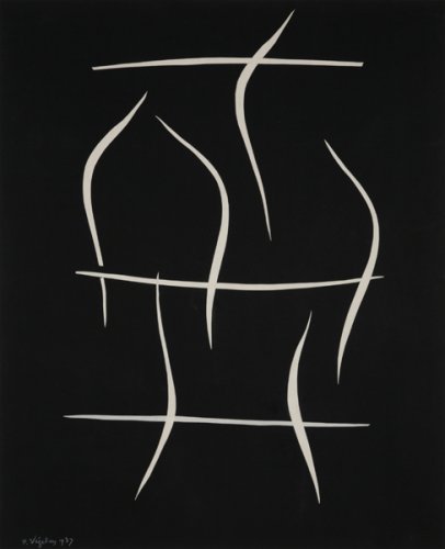 Nine Lines &ndash; White on Black - Details