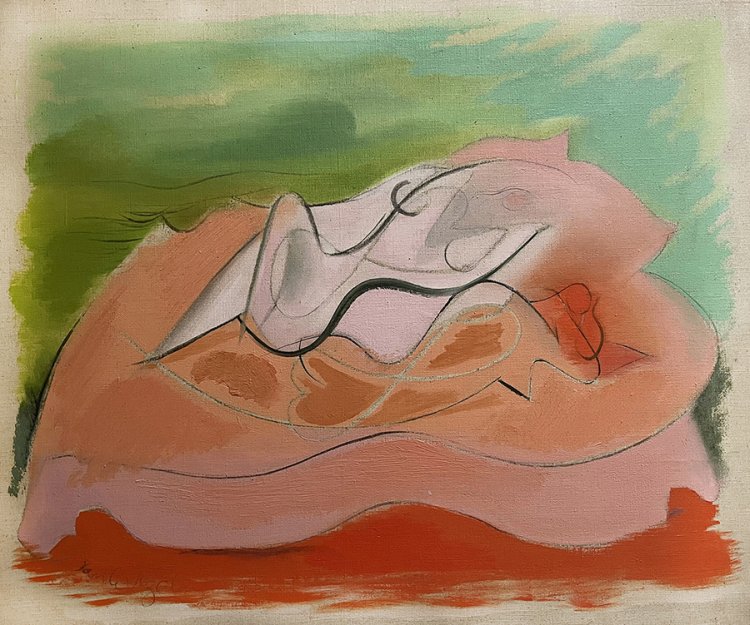 Deux Femmes Couchées - Details