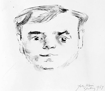 Portrait of Yves Klein - Details