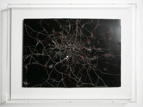 Untitled (London 1848, roads in red) - Details
