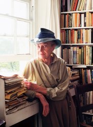 The artist at home in Chelsea, 1996.<br>
Photograph by Jane England - image The artist at home in Chelsea, 1996.<br>
Photograph by Jane England - image