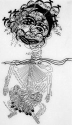 Calligraphic self-portrait, 2006. - image Calligraphic self-portrait, 2006. - image