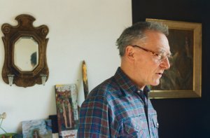 Albert Herbert in his studio - image