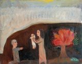 Nativity with Burning Bush - Details