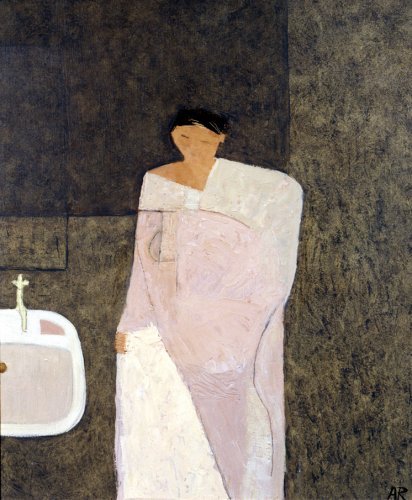 Woman in Bathroom i - Details