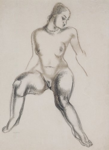 Seated Nude - Details