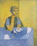 Figure Seated with a Cup of Tea - Details