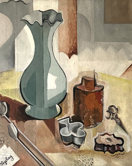 Still Life, Vase and Objects - Details