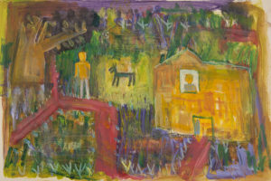 Untitled (man and house)