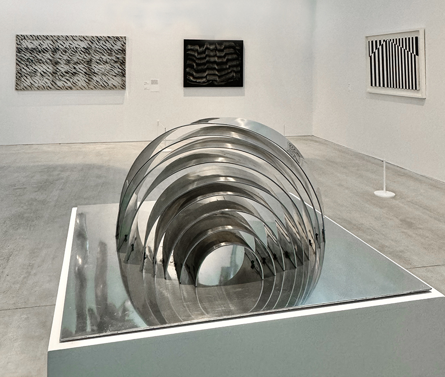 Anthea Alley: Resting Circles (1970), sculpture installation view at Turner Contemporary, Margate.