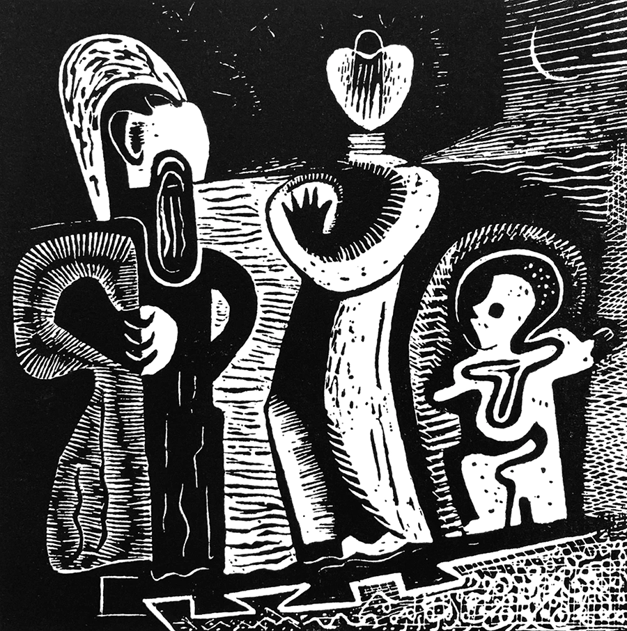 Eileen Agar:  The Family Trio (1931).