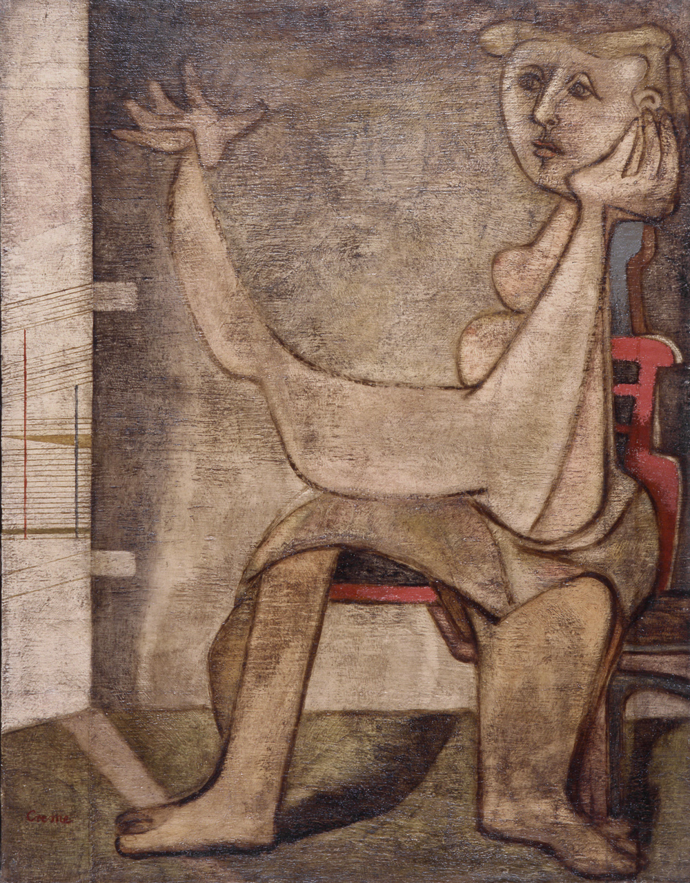 Benjamin Creme: Sybilline Figure (1943).