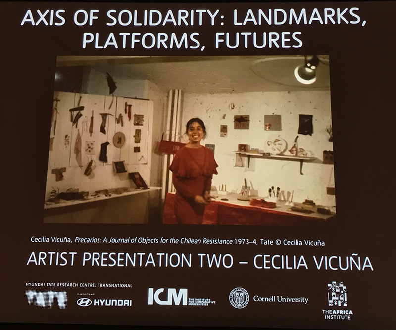 w Cecilia Vicuna at Tate Modern Cecilia Vicuña – Axis of Solidarity