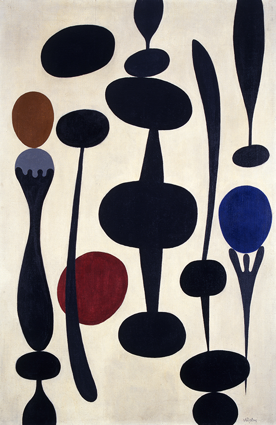 Silhouettes 1938 \'Silhouettes\' (1938) by Paule Vézelay. England & Co Gallery.