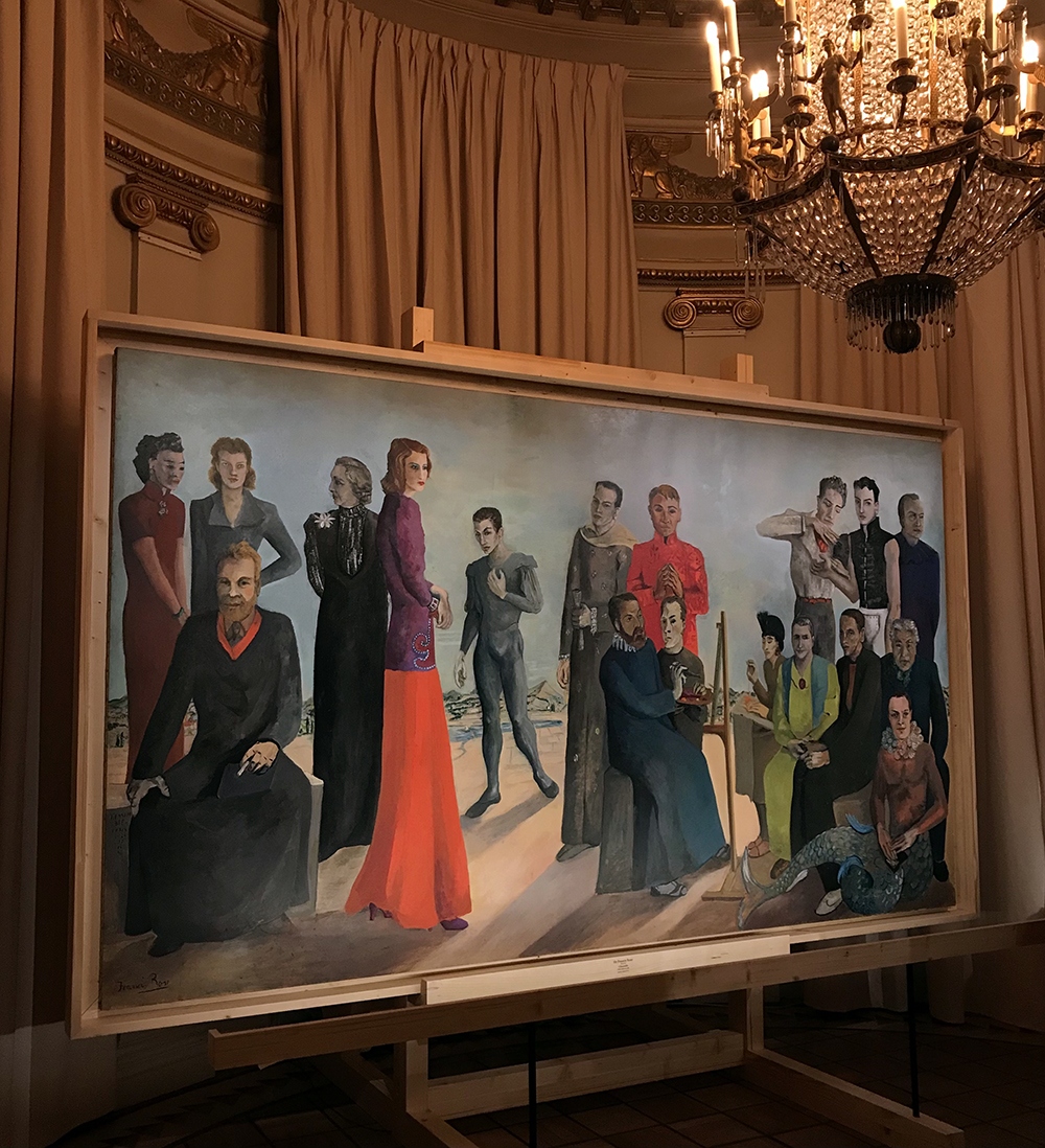 L'Ensemble by Sir Kenneth Rose on loan to Musée Marmottan Monet