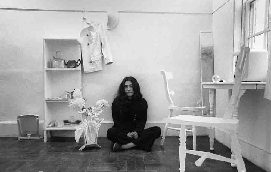 Yoko Ono photographed by Clay Perry. 