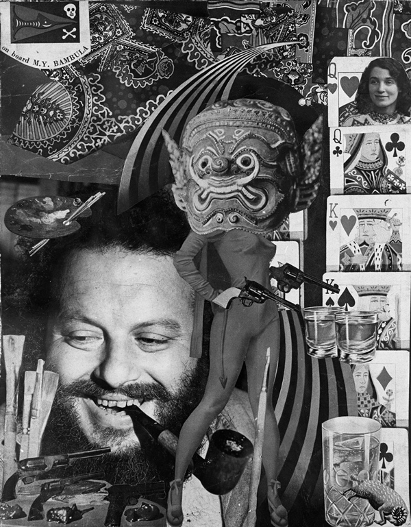 w2-Jack-Bilbo Jack Bilbo - self-portrait collage, England & Co
