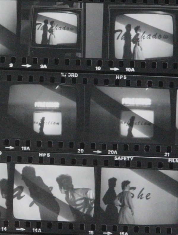 Tina Keane performance of She. Contact sheet, England & Co gallery.